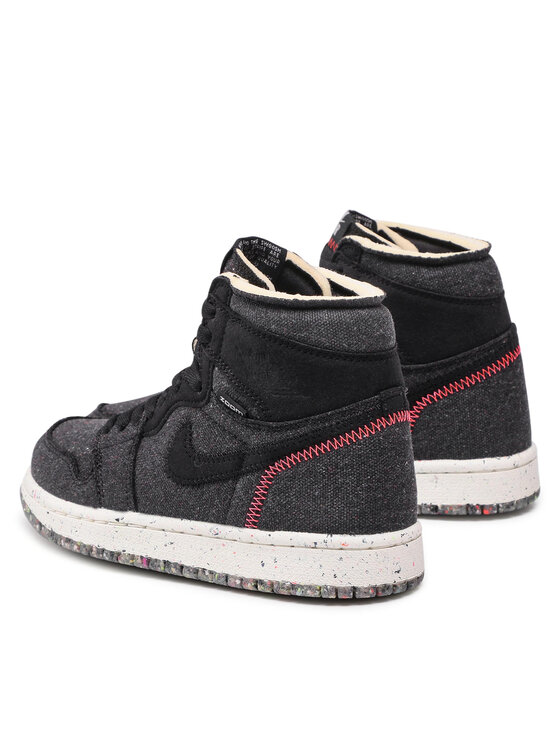Nike Nike Сникърси Air Jordan 1 High Zoom CW2414 001 Черен