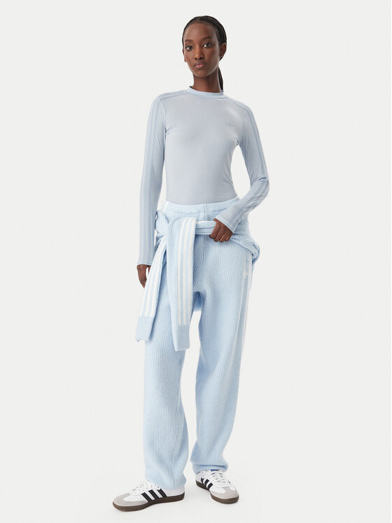 adidas adidas Μπλουζάκι Adiluna Season 2 X Jennie Sheer LD4970 Μπλε Slim Fit