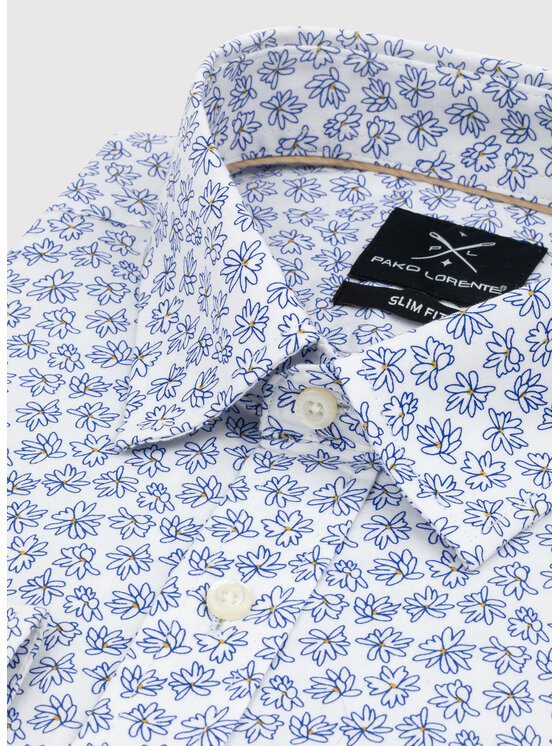 Pako Lorente Pako Lorente Koszula P22WF-1X-049 Biały Slim Fit
