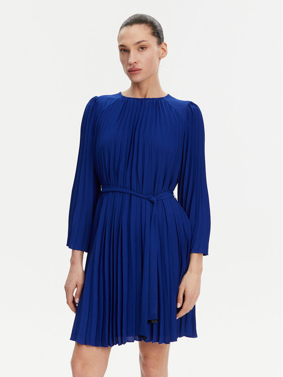 DKNY DKNY Koktélruha DD4JID78 Kék Regular Fit