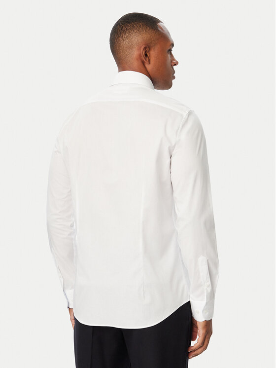 Tommy Hilfiger Tommy Hilfiger Риза MW0MW44710 Бял Slim Fit