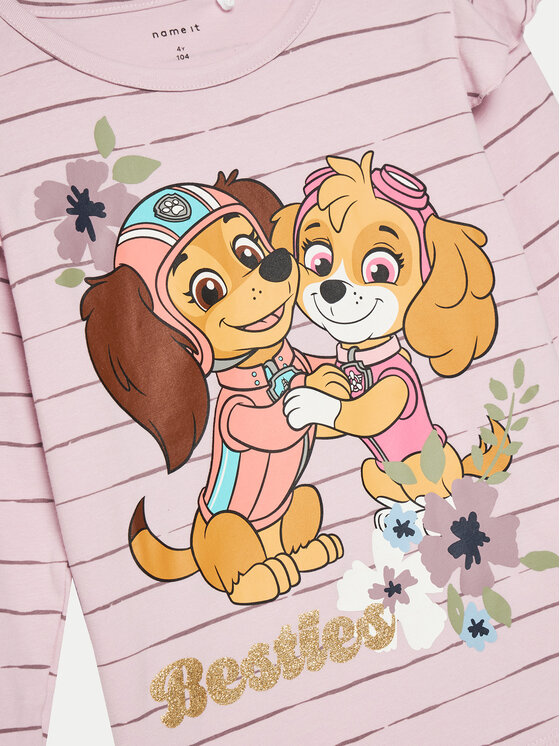 NAME IT NAME IT Μπλουζάκι Julia PAW PATROL 13238285 Ροζ Regular Fit