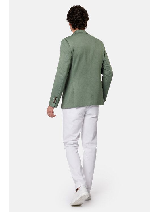Lancerto Lancerto Marynarka Missouri MA131124000006 Zielony Slim Fit