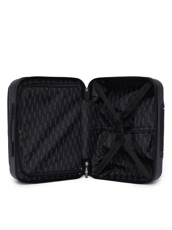 Guess Guess Самолетен куфар за ръчен багаж TMVELO P5143 Черен