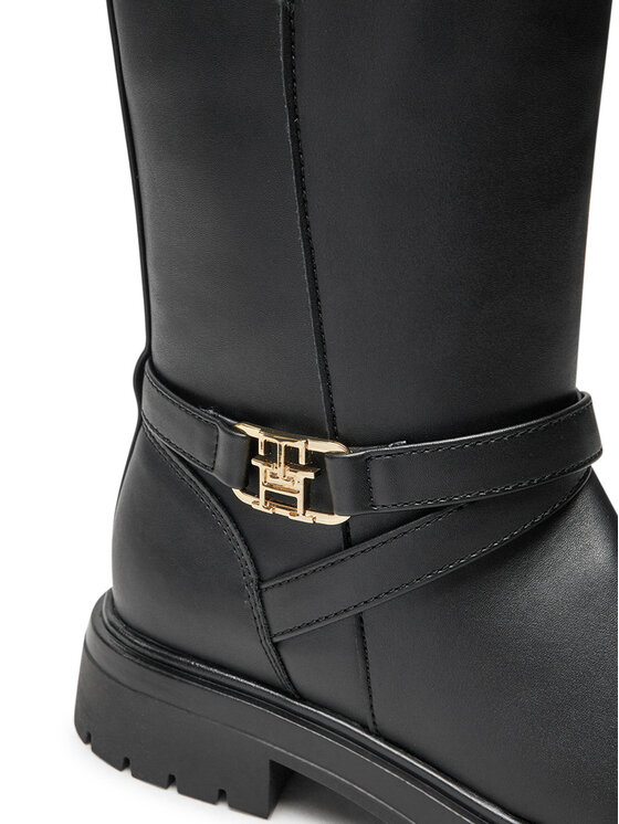 Tommy Hilfiger Tommy Hilfiger Botki Boot T3A5-33574-1351 S Czarny