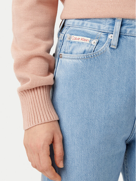 Calvin Klein Jeans Calvin Klein Jeans Jeans hlače J20J224997 Modra Straight Fit