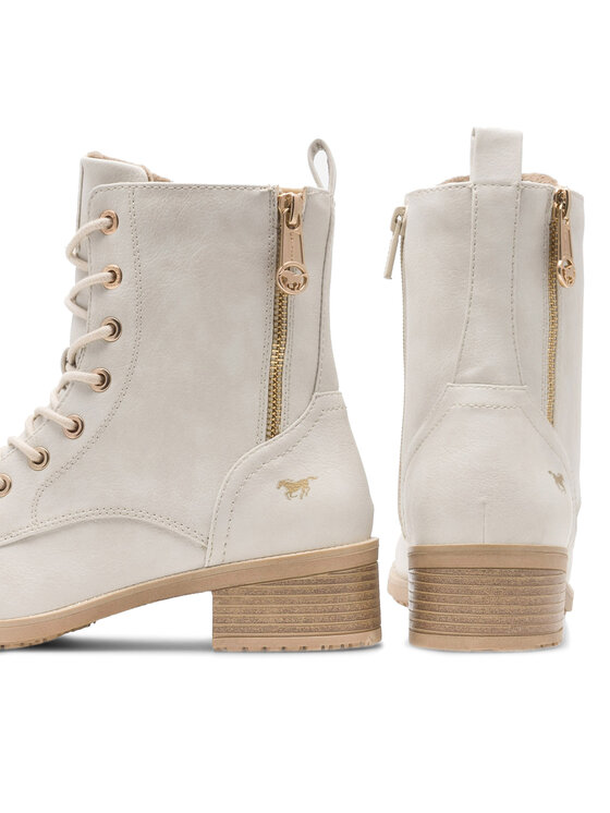 Mustang Mustang Schnürschuhe 1402-502 Weiß