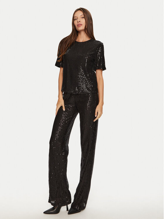 ONLY ONLY Bluză New Goldie 15336591 Negru Regular Fit