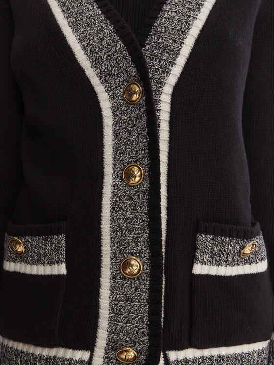 Luisa Spagnoli Luisa Spagnoli Cardigan Ceneriera 100206 Negru Regular Fit