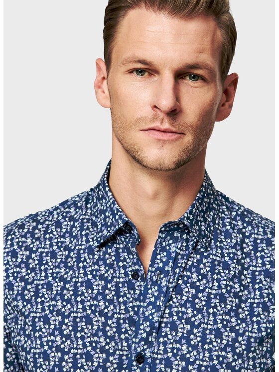 Pako Lorente Pako Lorente Koszula P26SF-1X-060 Granatowy Slim Fit