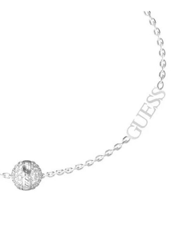 Guess Guess Zegarek JUBB04456JWRHS Srebrny