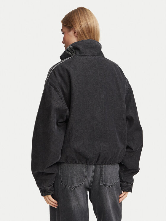 adidas adidas Džínsová bunda Firebird Jacket KT4233 Čierna Regular Fit