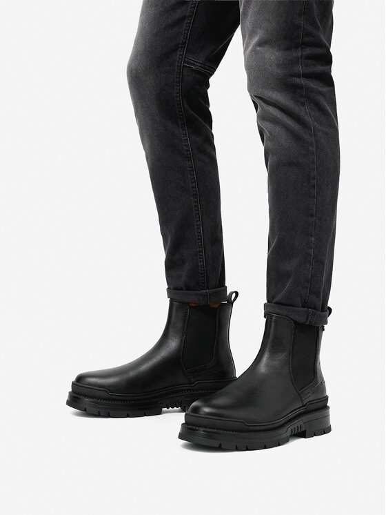 G-Star Raw G-Star Raw Členková obuv s elastickým prvkom CEO-STRIKER-02 MI08 Čierna