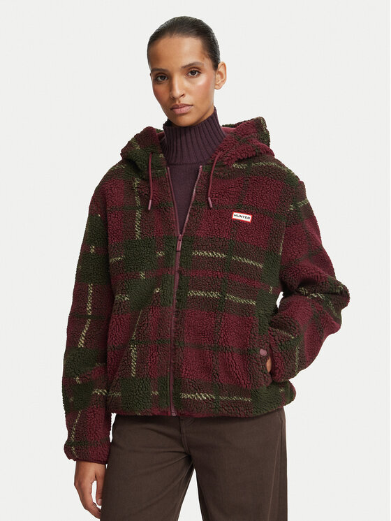 Hunter Hunter Prechodná bunda HARW0009262 Bordová Regular Fit