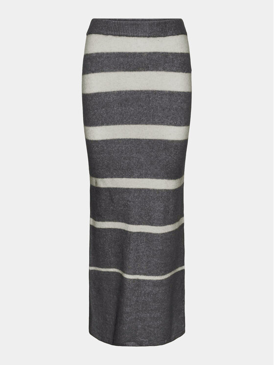 Pieces Pieces Φούστα pencil 17143482 Γκρι Regular Fit