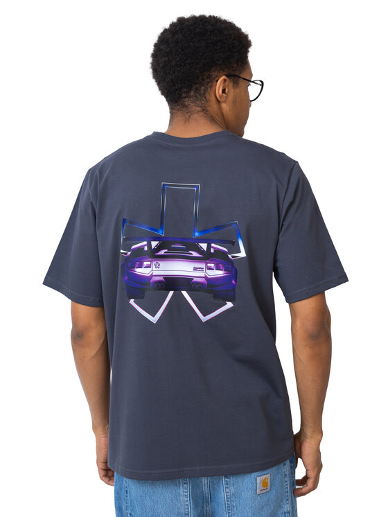 Kamuflage Kamuflage T-Shirt V12 Szary Oversize
