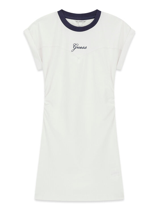 Guess Rochie de zi J6GK03 J1314 Alb Regular Fit