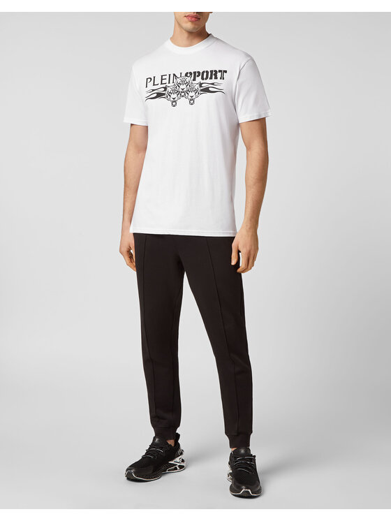 Plein Sport Plein Sport Tričko 1059 Biela Regular Fit