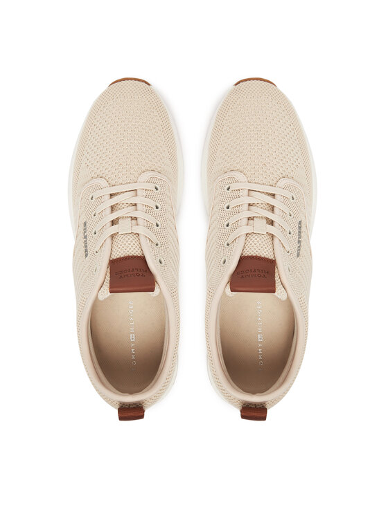 Tommy Hilfiger Tommy Hilfiger Laisvalaikio batai Newport 3D Premium FM0FM05527 Smėlio