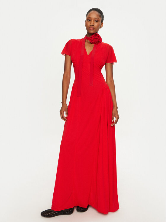 ROTATE ROTATE Coctailkleid Kally 1132803017 Rot Regular Fit