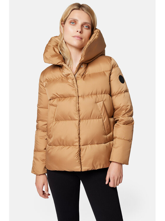 Lancerto Lancerto Kurtka puchowa Sophia KU135223000012 Brązowy Regular Fit