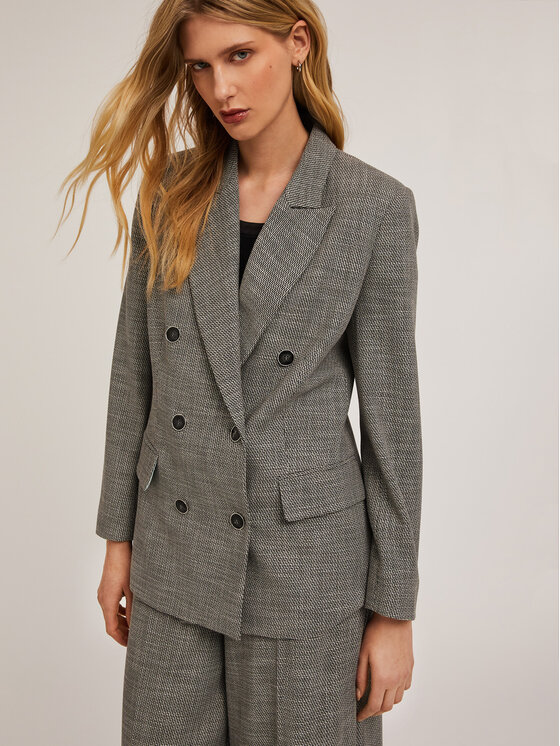 Motivi Motivi Giacca di transizione Q681Q000871N013 Grigio Over Fit