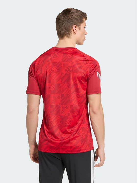 adidas adidas Koszulka techniczna 169424 Czerwony Regular Fit