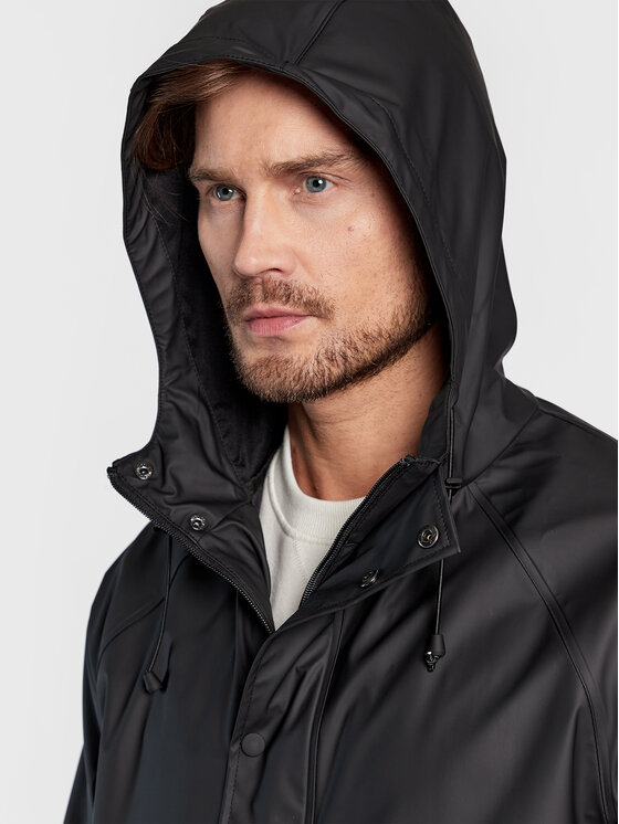 Solid Solid Преходно яке 21107388 Черен Regular Fit