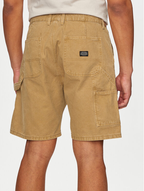 Jack&Jones Jack&Jones Kratke traperice Jjitony 12252814 Smeđa Loose Fit