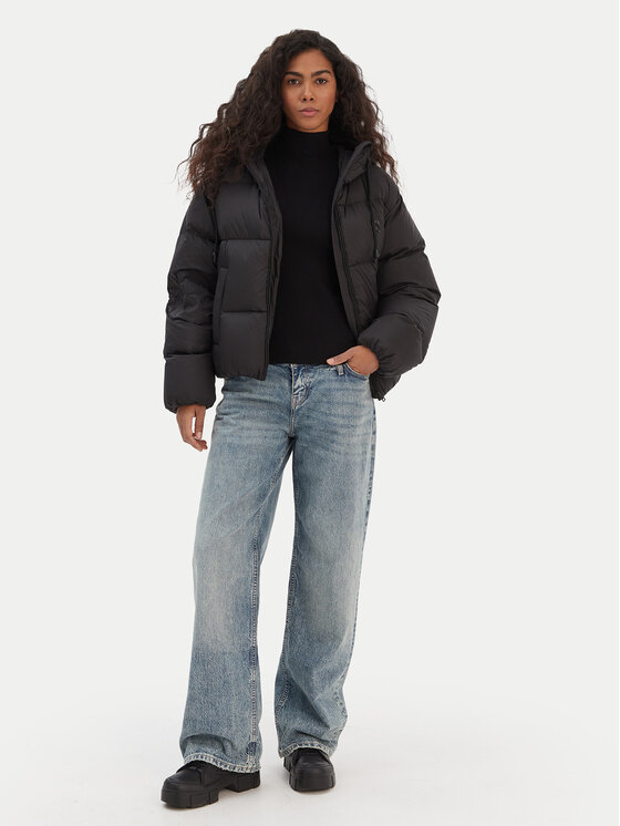 HUGO HUGO Dūnu jaka Francesca 50546344 Melns Regular Fit