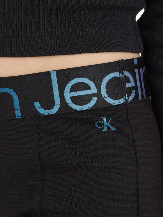 Calvin Klein Jeans Calvin Klein Jeans Leggings IG0IG02179 Crna Slim Fit