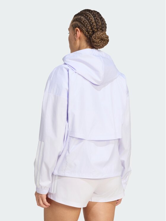adidas adidas Wiatrówka 159000 Fioletowy Loose Fit