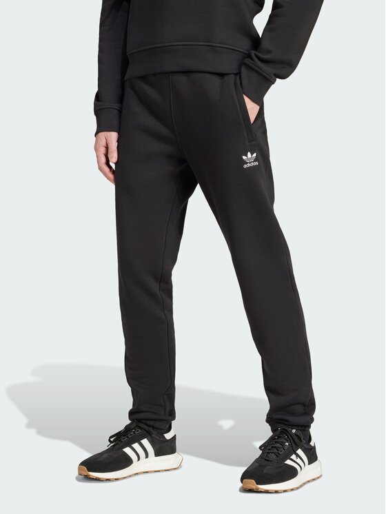 adidas adidas Spodnie dresowe Trefoil Essentials Czarny Slim Fit