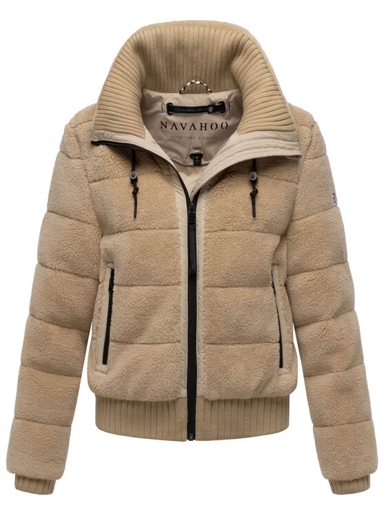 Navahoo Navahoo Kurtka zimowa Schneepuder Beżowy Regular Fit