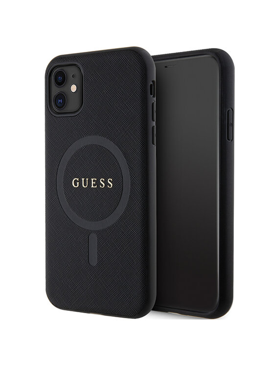 Guess Guess Etui na telefon iPhone 11 Czarny