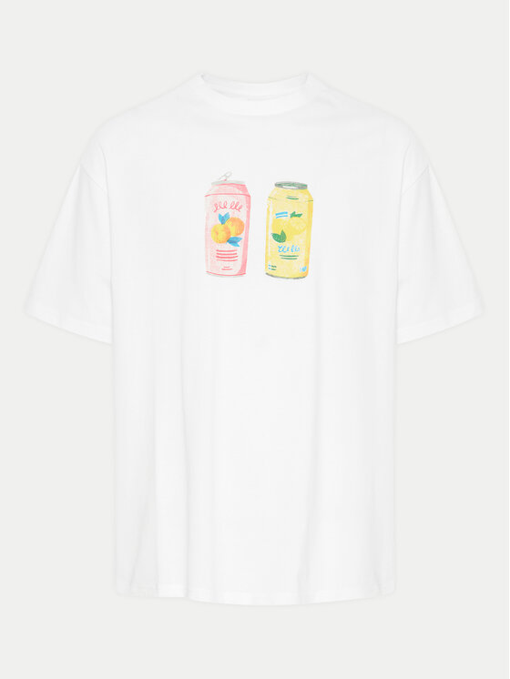 Solid Solid T-shirt 21108243 Bijela Relaxed Fit