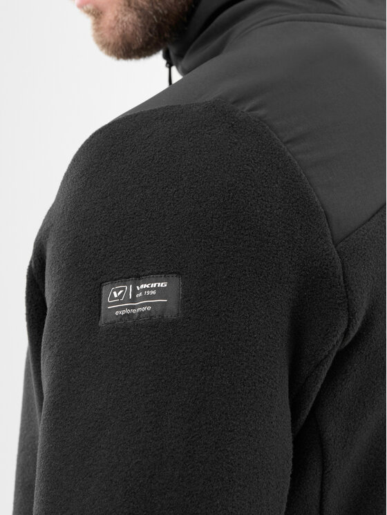 Viking Viking Bluza Migano Man Czarny Regular Fit