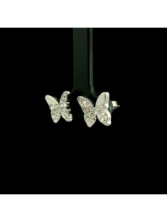 Guess Guess Náušnice JUBE04108JWRHT/U Strieborná