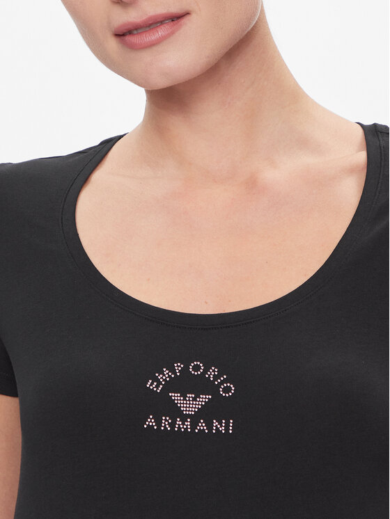 Emporio Armani Underwear Emporio Armani Underwear T-shirt 163377 4R223 00020 Crna Regular Fit