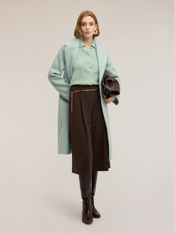 Motivi Motivi Pantaloni di tessuto P01TQ004625N032 Marrone Cropp Fit