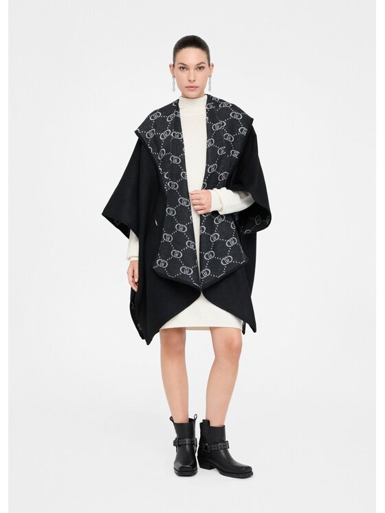 Liu Jo Liu Jo Poncho 2F5037T030022222 Nero Regular Fit