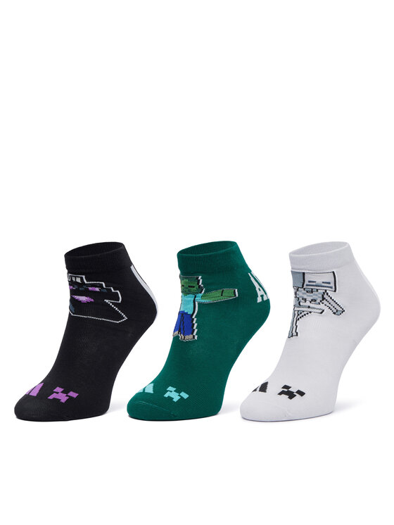 adidas Șosete lungi Adidas Minecraft Kids 3 Pairs Per Pack Socks KR2352 Colorat