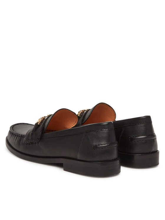 TWINSET TWINSET Mokasyny 251TCP130 Czarny