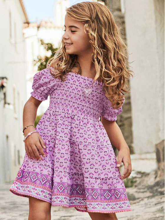 Mayoral Mayoral Rochie de vară 3932 Roz Regular Fit