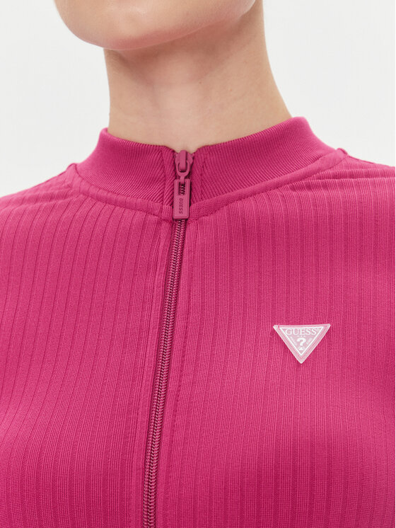 Guess Guess Felpa V4RP01 Z3CC0 Rosa Slim Fit