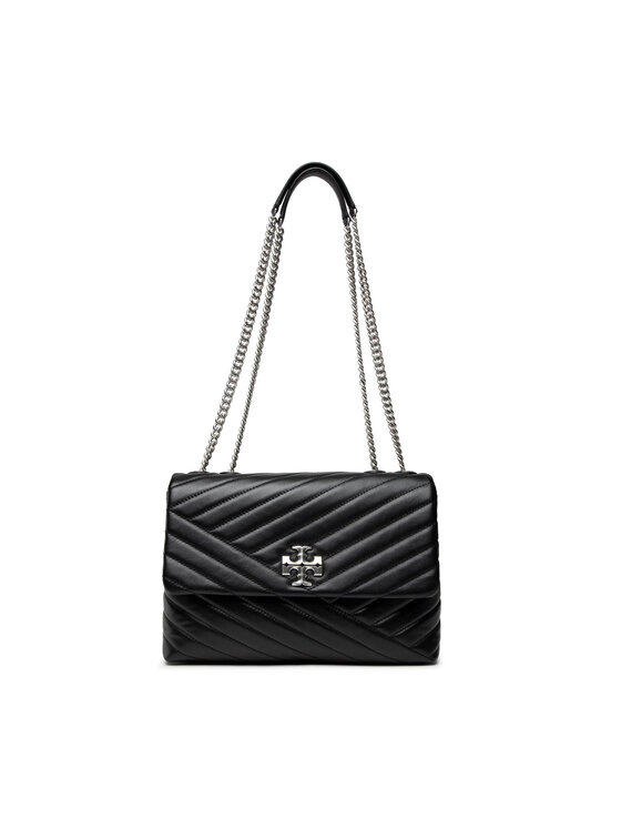 Tory Burch Tory Burch Сумка Kira Chevron Convertible Shoulder Bag 90446 Чорний