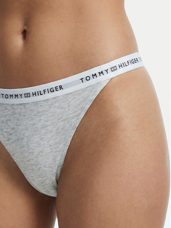 Tommy Hilfiger Tommy Hilfiger Στρίνγκ UW0UW06228 Γκρι