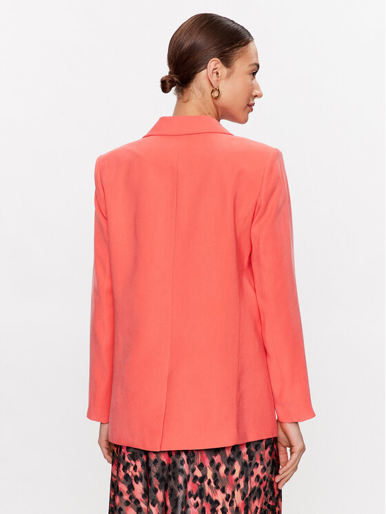 DKNY DKNY Marynarka P3BCTR09 Koralowy Regular Fit