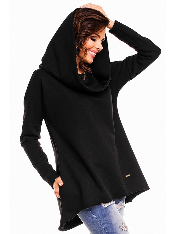 Awama Awama Mikina A129 Čierna Basic Fit