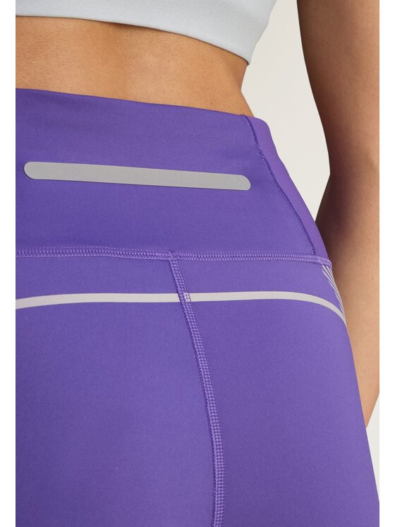 adidas by Stella McCartney adidas by Stella McCartney Szorty sportowe by Stella McCartney TruePace Running Leggings Short Fioletowy Fitted Fit